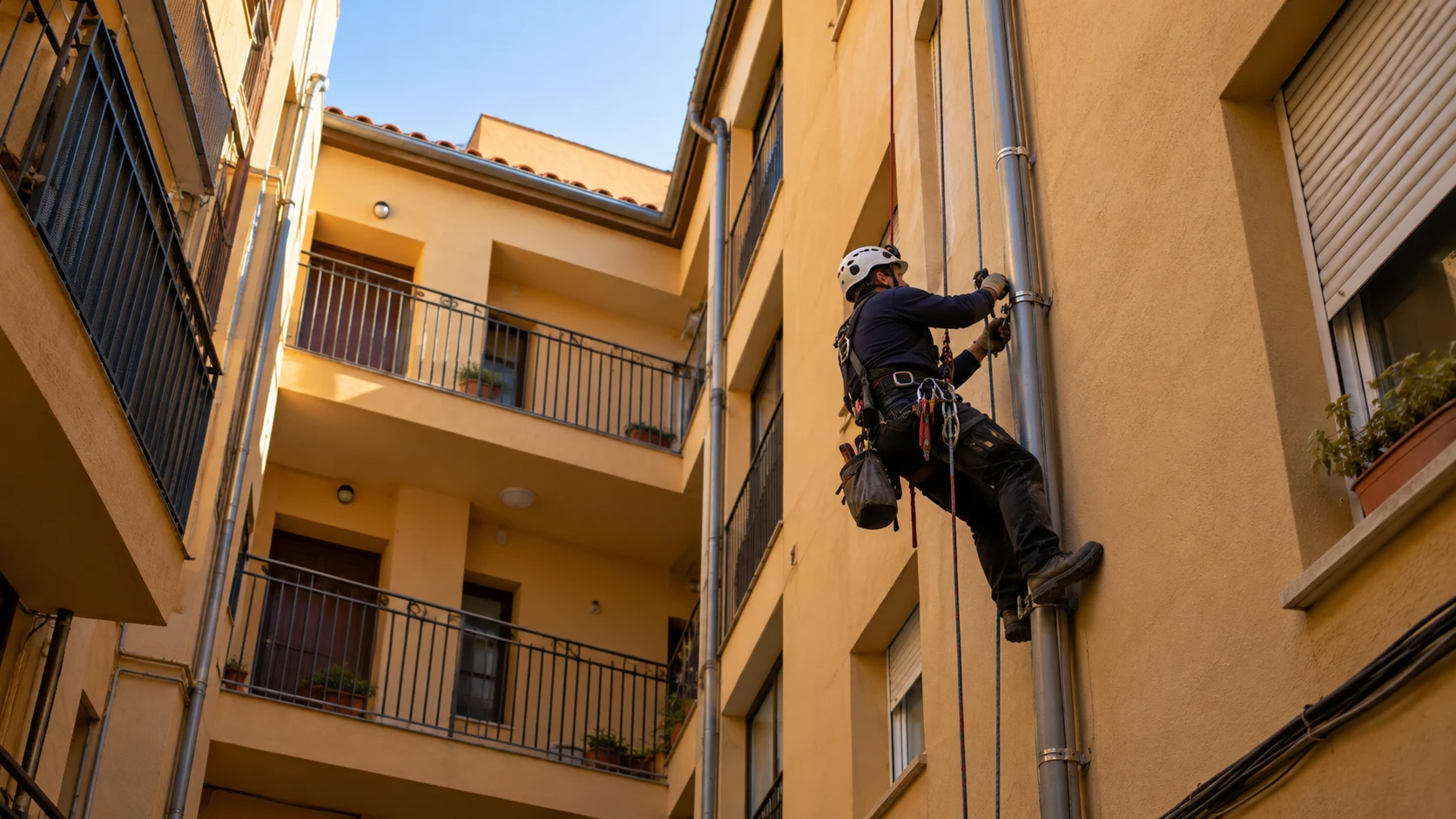 Trabajos verticales en Torremejía